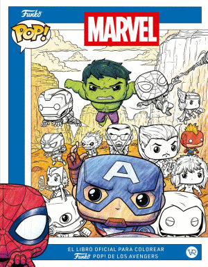 EL LIBRO OFICIAL PARA COLOREAR FUNKO POP! DE LOS AVENGERS