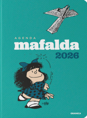 AGENDA MAFALDA 2026 ( ENCUADERNADA / COLOR AZUL)