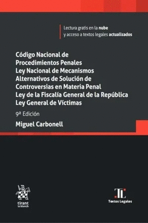 CÓDIGO NACIONAL DE PROCEDIMIENTOS PENALES LEY NACIONAL DE MECANISMOS ALTERNATIVOS DE SOLUCIÓN DE CONTROVERSIAS EN MATERIA PENAL.