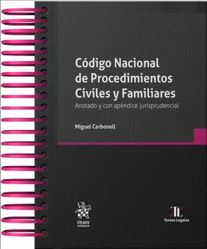 CÓDIGO NACIONAL DE PROCEDIMIENTOS CIVILES Y FAMILIARES