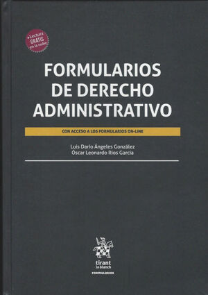 FORMULARIOS DE DERECHO ADMINISTRATIVO