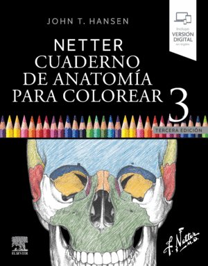 NETTER CUADERNO DE ANATOMÍA PARA COLOREAR 3A EDICION