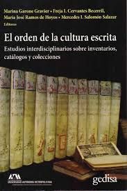 ORDEN DE LA CULTURA ESCRITA, EL