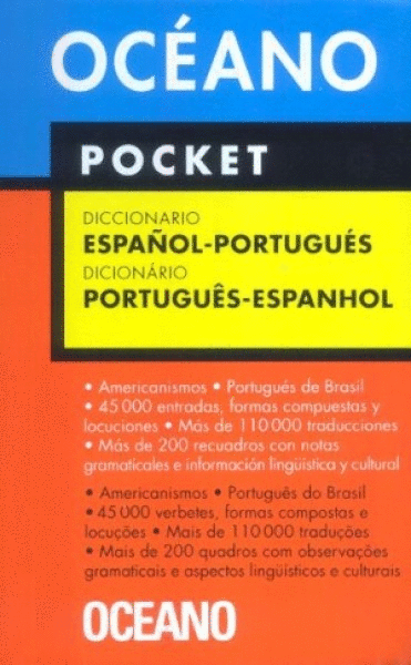 DICCIONARIO OCEANO POCKET ESPAÑOL PORTUGUES
