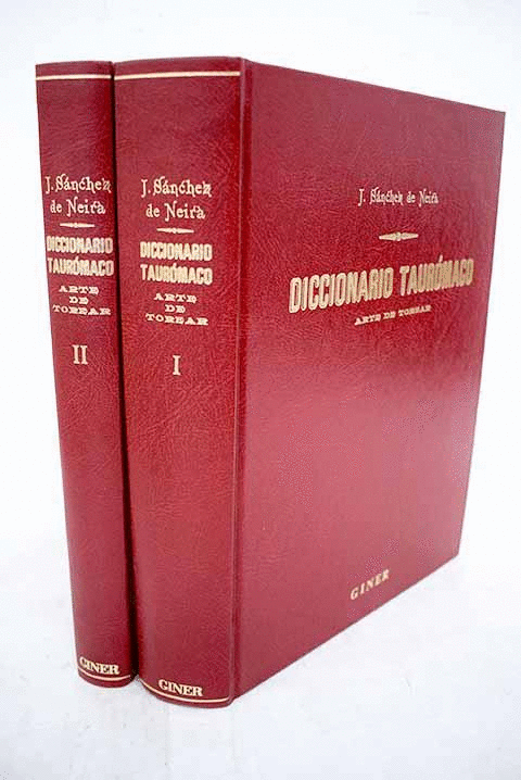 DICCIONARIO TAUROMACO (2 VOLUMENES)