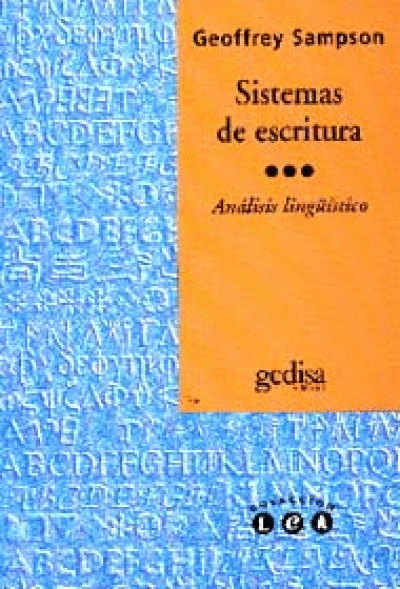 SISTEMAS DE ESCRITURA/ANALISIS LINGUISTI