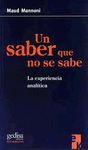 UN SABER QUE NO SE SABE