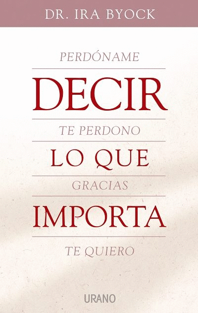 DECIR LO QUE IMPORTA