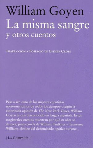 MISMA SANGRE Y OTROS CUENTOS, LA