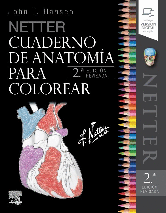 NETTER CUADERNO DE ANATOMIA PARA COLOREAR 2DA ED. REVISADA