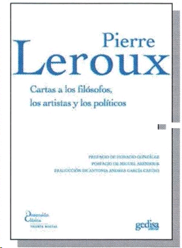 CARTAS A LOS FILÓSOFOS, LOS ARTISTAS Y LOS POLÍTICOS