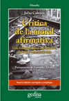 CRITICA DE LA MORAL AFIRMATIVA