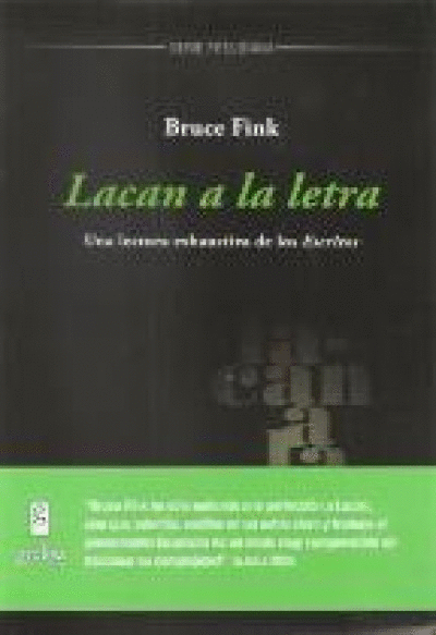 LACAN A LA LETRA