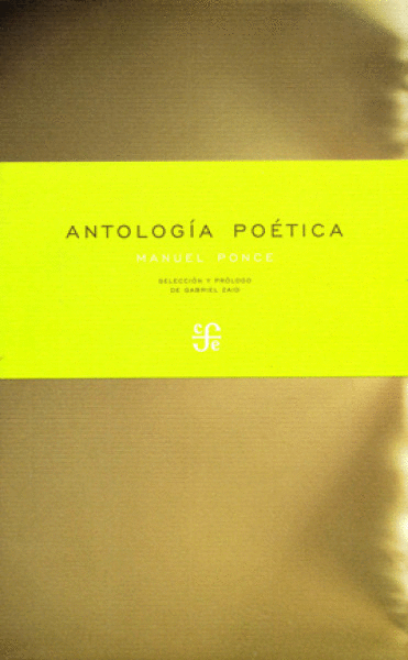 ANTOLOGIA POETICA MANUEL PONCE