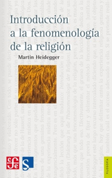 INTRODUCCION A LA FENOMENOLOGIA DE LA RELIGION