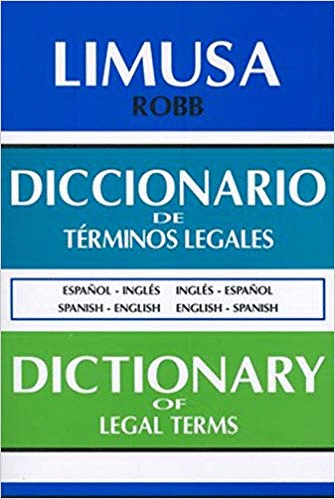 DICCIONARIO DE TERMINOS LEGALES/BILINGUE