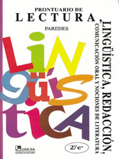PRONTUARIO DE LECTURA, LINGUISTICA, REDACCION