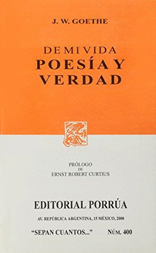 DE MI VIDA POESIA Y VERDAD /S.C.400