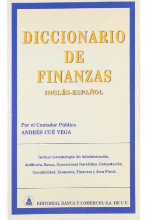 DICCIONARIO DE FINANZAS INGLÉS-ESPAÑOL
