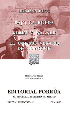 BAJO LA RUEDA * KLEIN Y WAGNER ( S.C. 686)