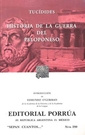 HISTORIA DE LA GUERRA DEL PELOPONESO / SC 290