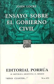 ENSAYO SOBRE EL GOBIERNO CIVIL / SC 671