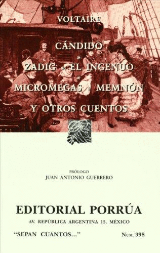 CANDIDO / ZADIG / EL INGENUO / MICROMEGAS / MEMNON Y OTROS CUENTOS - SC 398
