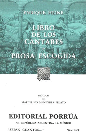 LIBRO DE LOS CANTARES / PROSA ESCOGIDA (SC 429)