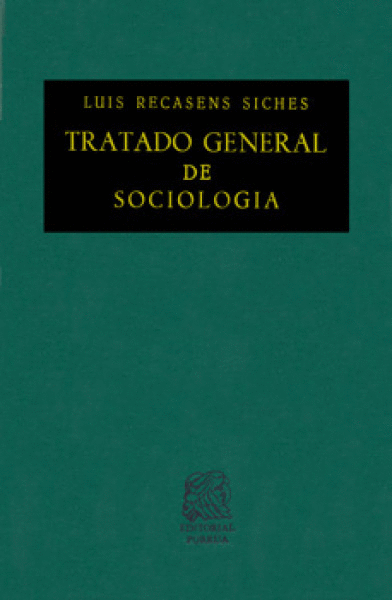 TRATADO GENERAL DE SOCIOLOGIA