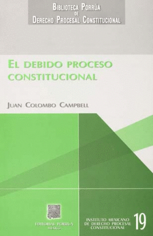 DEBIDO PROCESO CONSTITUCIONAL, EL
