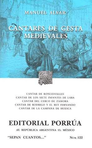 CANTARES DE GESTA MEDIEVALES (SEPAN CUANTOS 122)