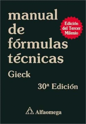 MANUAL DE FÓRMULAS TÉCNICAS / 31 EDICION