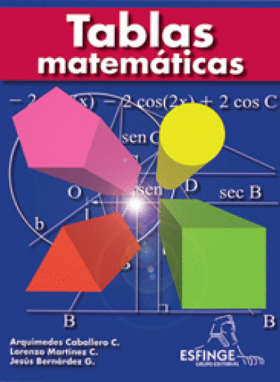 TABLAS MATEMÁTICAS