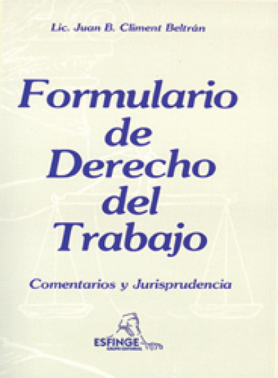 FORMULARIO DE DERECHO DEL TRABAJO