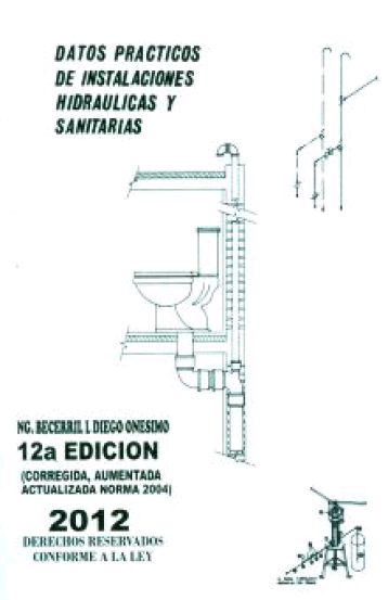 DATOS PRACTICOS DE INSTALACIONES HIDRAULICAS Y SANITARIAS