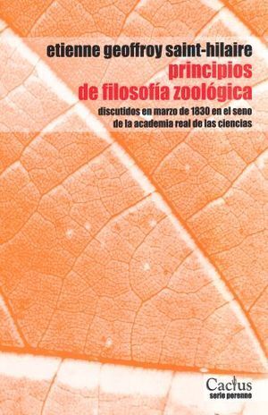 PRINCIPIOS DE FILOSOFÍA ZOOLÓGICA