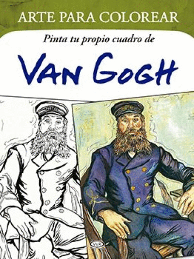 VAN GOGH ARTE PARA COLOREAR
