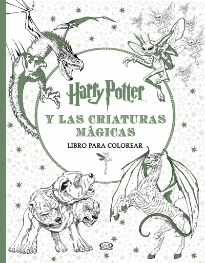 HARRY POTTER Y LAS CRIATURAS MAGICAS LIBRO PARA COLOREAR