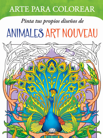 PINTA TUS PROPIOS DISEÑOS DE ANIMALES ART NOUVEAU