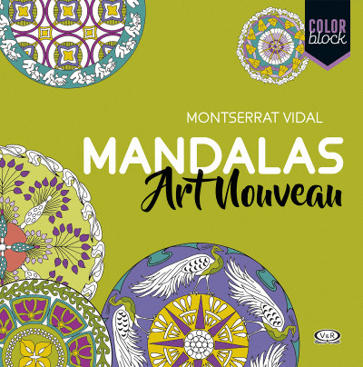 MANDALAS ART NOUVEAU  COLOR BLOCK