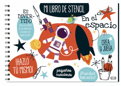 EN EL ESPACIO, MI LIBRO DE STENCIL