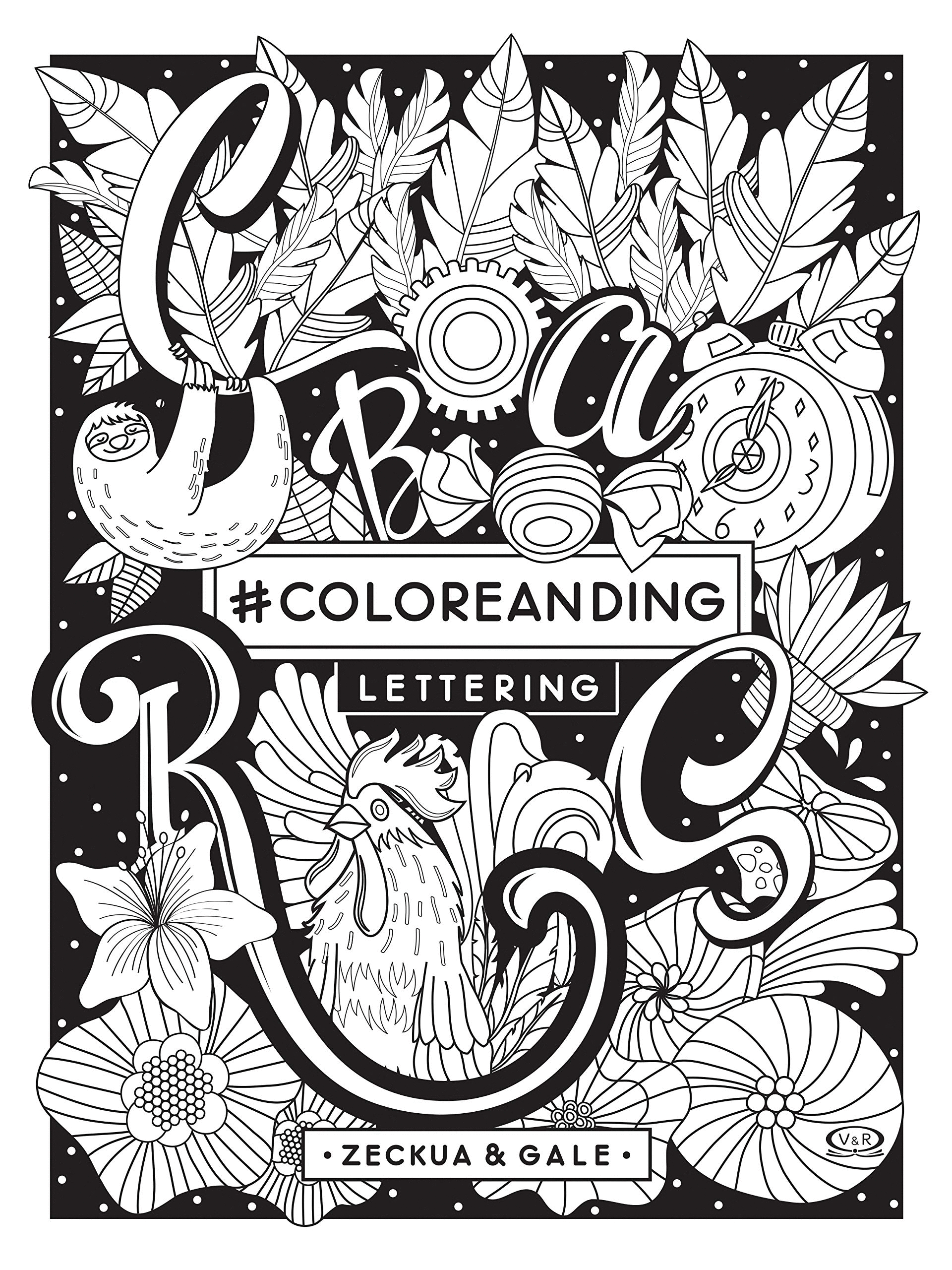 #COLOREANDING LETTERING