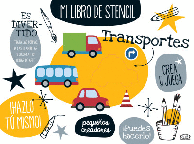 TRANSPORTES, MI LIBRO DE STENCIL