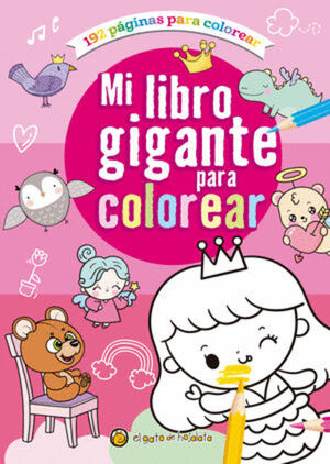 MI LIBRO GIGANTE PARA COLOREAR (ROSA)