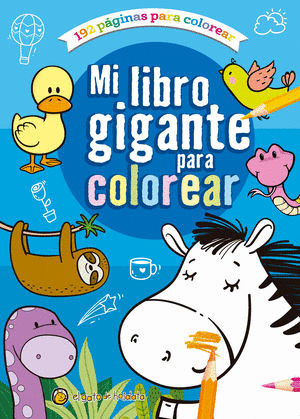 MI LIBRO GIGANTE PARA COLOREAR (AZUL)