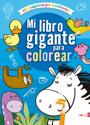 MI LIBRO GIGANTE PARA COLOREAR (AZUL)