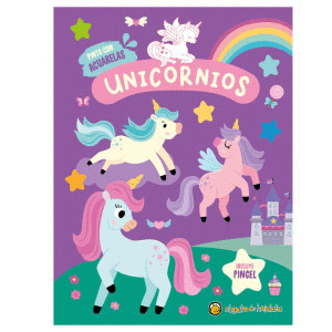 PINTO CON ACUARELAS. UNICORNIOS