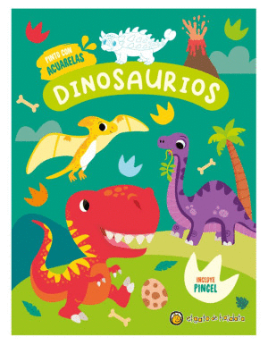 PINTO CON ACUARELAS. DINOSAURIOS