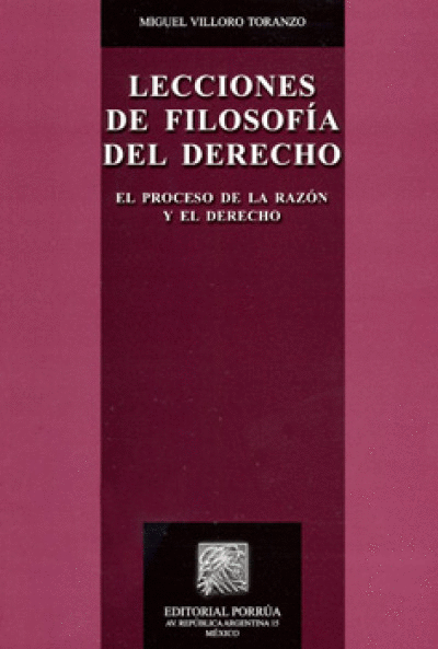 LECCIONES DE FILOSOFIA DEL DERECHO