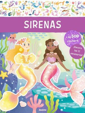 LIBRO DE STICKERS DE SIRENAS